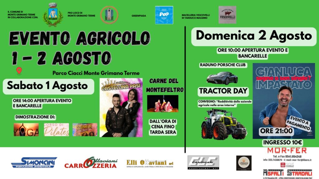 Festa Agricola di Monte Grimano Terme
